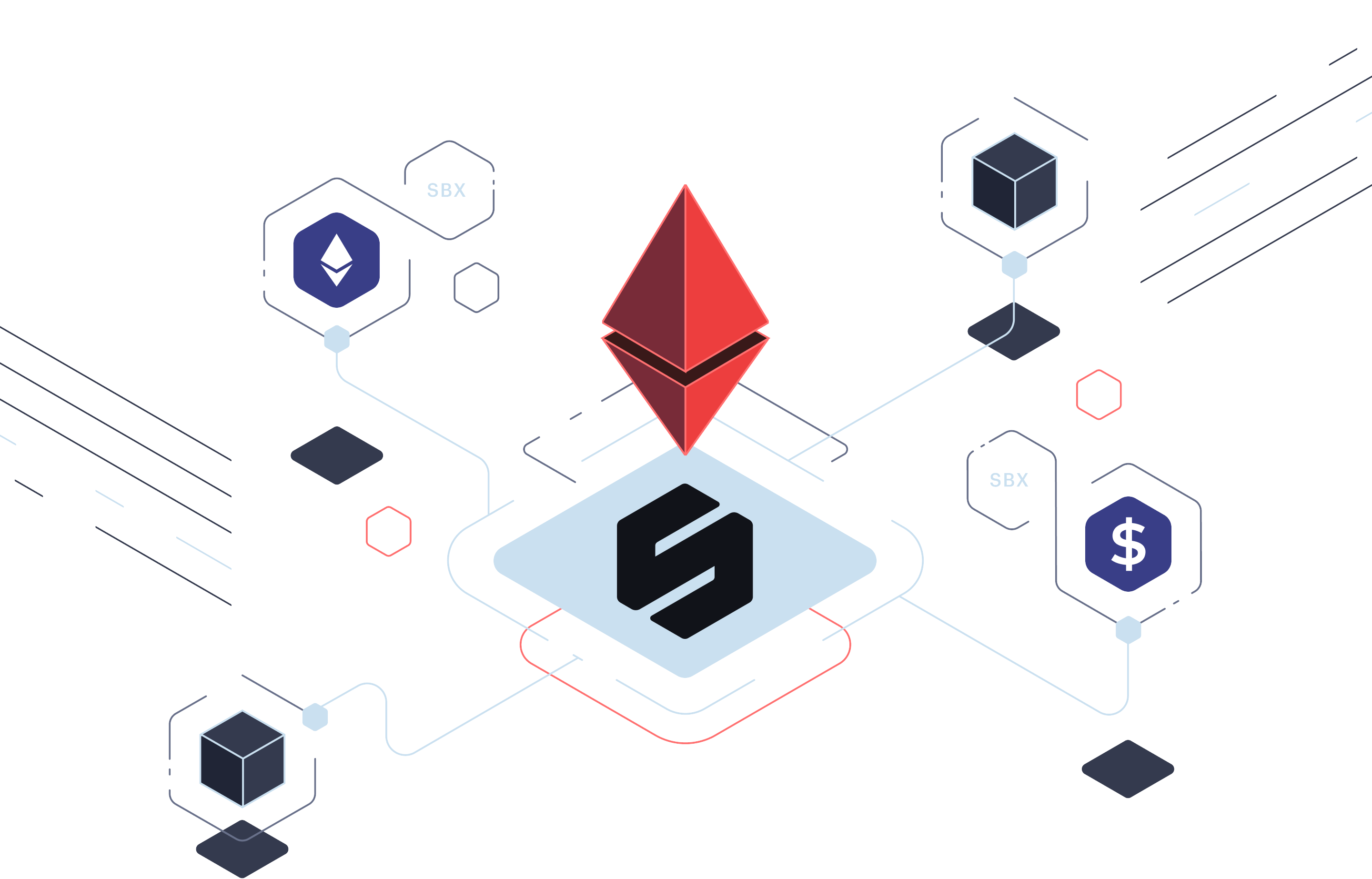 Superblock dashboard showing the USDx staking interface with collateral pools and yield overview